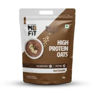 MuscleBlaze High Protein Oats, 2 kg, Dark Chocolate