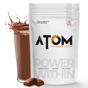 AS-IT-IS Atom Beginners Whey Protein - 1 Kg (2.2 Lb), Choco Hazel Fusion