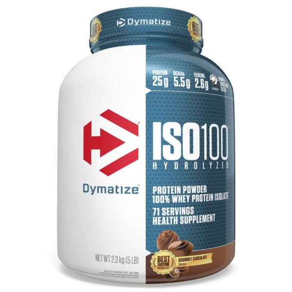 Dymatize ISO 100 Hydrolyzed 100 Whey Protein Isolate 2 3 Kg 5 Lb 