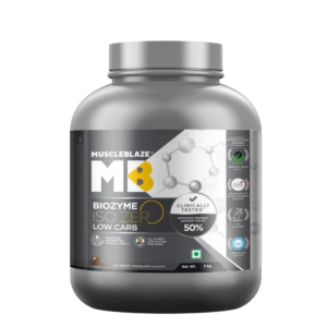 MuscleBlaze Biozyme Iso Zero Low Carb - 2 Kg (4.4 Lb), Ice Cream Chocolate