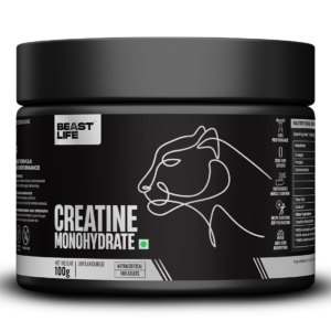 BeastLife Creatine Monohydrate - 100 gm (0.22 Lb), Unflavoured