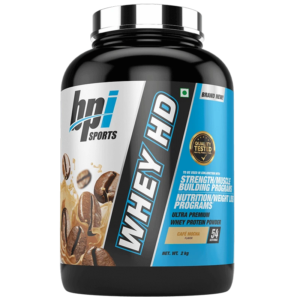 BPI Sports Whey HD - 2 Kg (4.4 Lb), Cafe Mocha