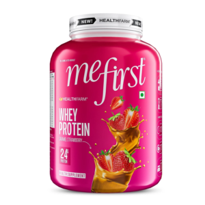 Healthfarm MeFirst Whey protein - 2 Kg (4.4 Lb), Caramel Strawberry
