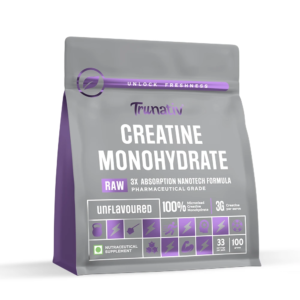 TruNativ Creatine Monohydrate - 100 gm (0.22 Lb), Unflavoured