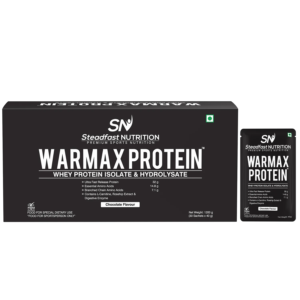 Steadfast Nutrition Warmax Protein Whey Protein Isolate & Hydrolysate - Chocolate, 30 Sachets