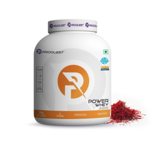 Proquest Power Whey Protein Concentrate - 2 Kg (4.4 Lb), Kesar Pista