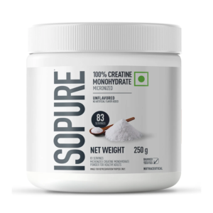 Isopure 100% Creatine Monohydrate Micronized - 250 gm (0.55 Lb), Unflavored