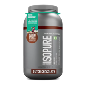 Isopure Low Carb 100% Whey Protein Isolate Powder - 1 Kg (2.2 Lb), Dutch Chocolate