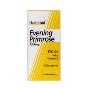 HealthAid Evening Primrose Oil 1000mg With Vitamin E - 60 Caps